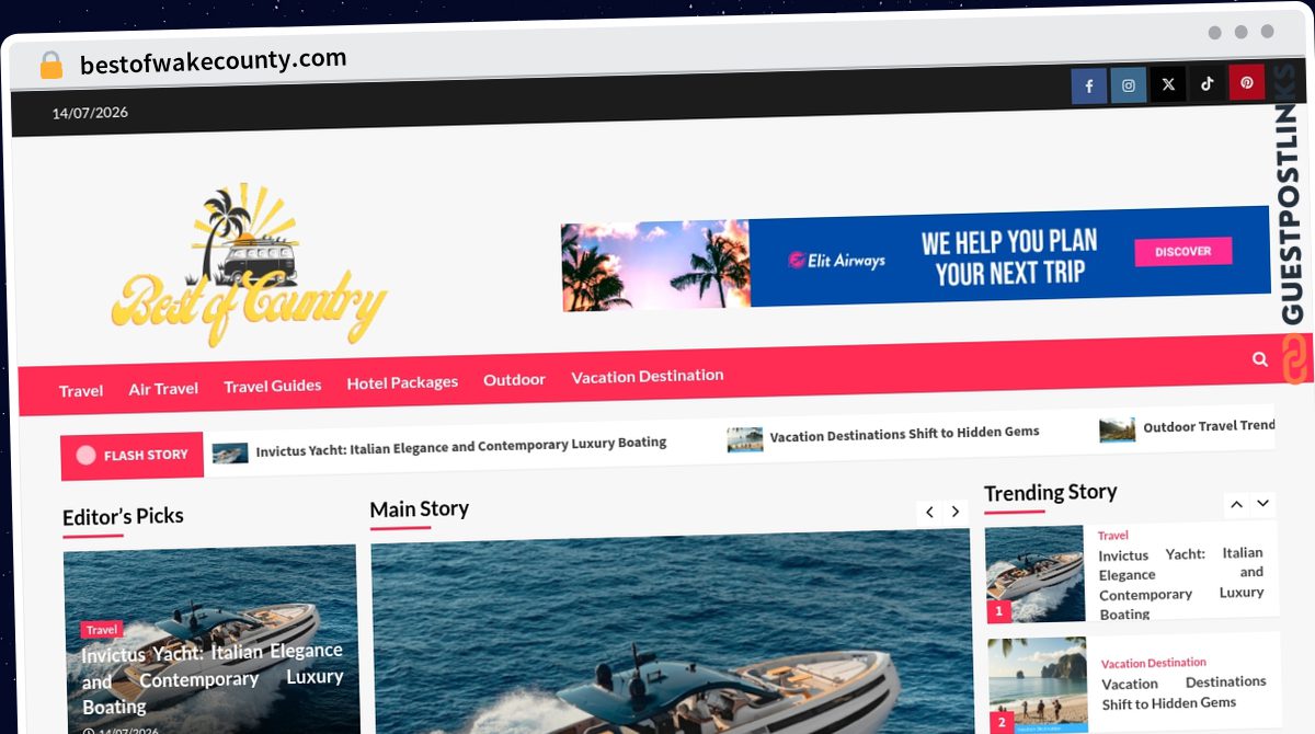 Publish Guest Post on bestofwakecounty.com