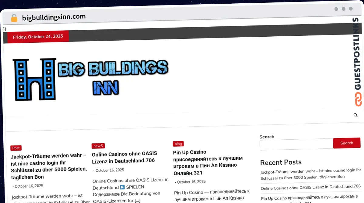 Publish Guest Post on bigbuildingsinn.com