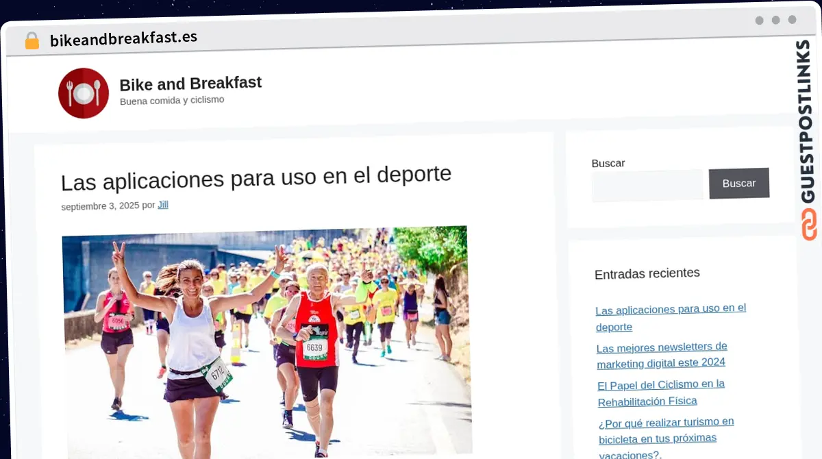 Publish Guest Post on bikeandbreakfast.es