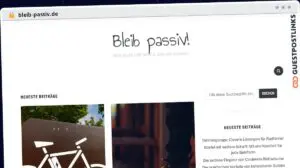 Publish Guest Post on bleib-passiv.de