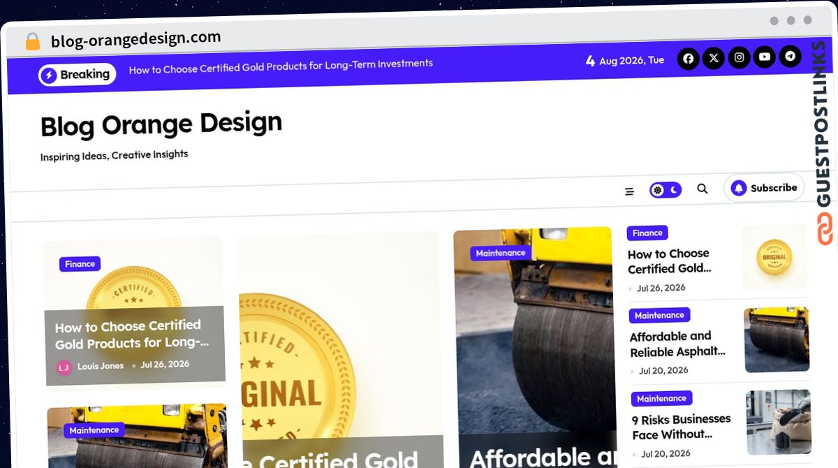 Publish Guest Post on blog-orangedesign.com