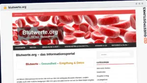 Publish Guest Post on blutwerte.org