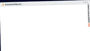 Publish Guest Post on brandmarkiting.com