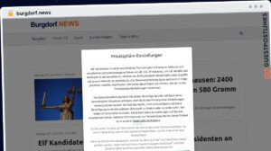 Publish Guest Post on burgdorf.news