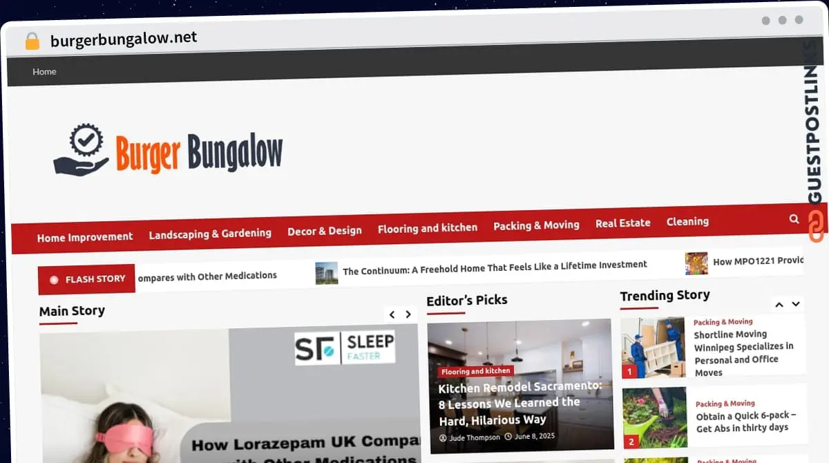 Publish Guest Post on burgerbungalow.net