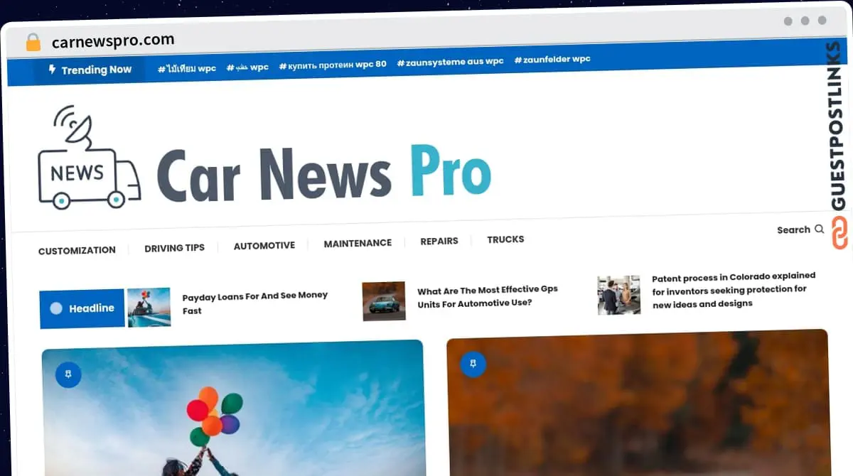 Publish Guest Post on carnewspro.com