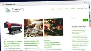Publish Guest Post on channelq.de