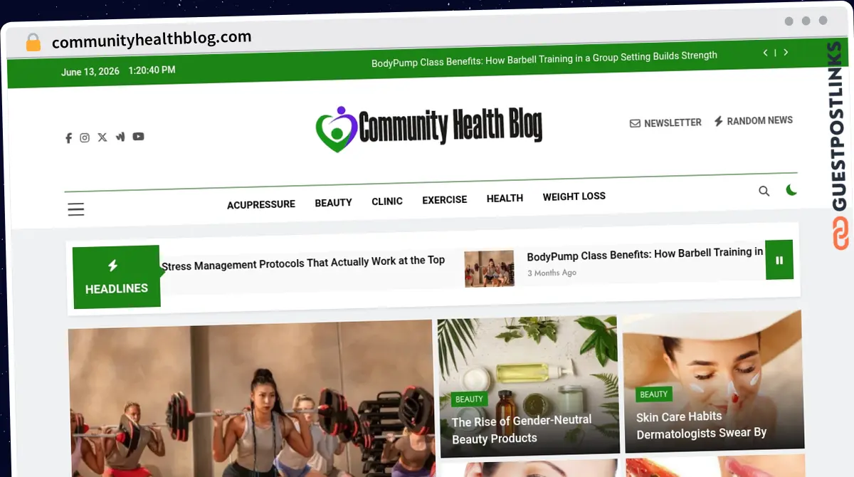 Publish Guest Post on communityhealthblog.com