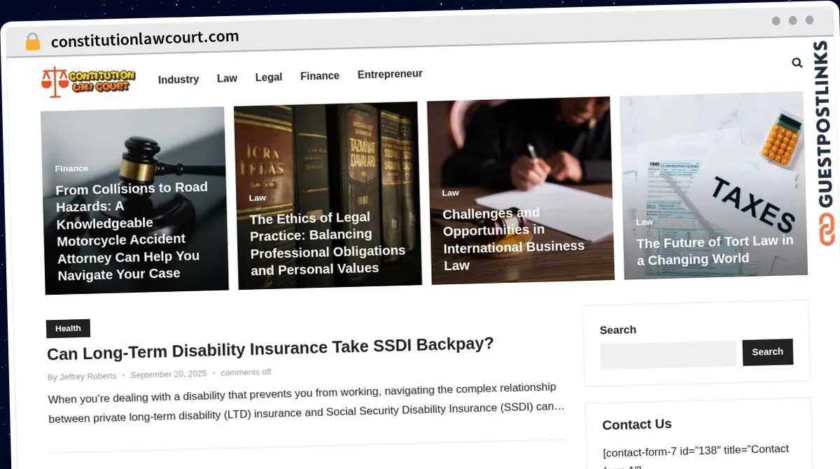 Publish Guest Post on constitutionlawcourt.com
