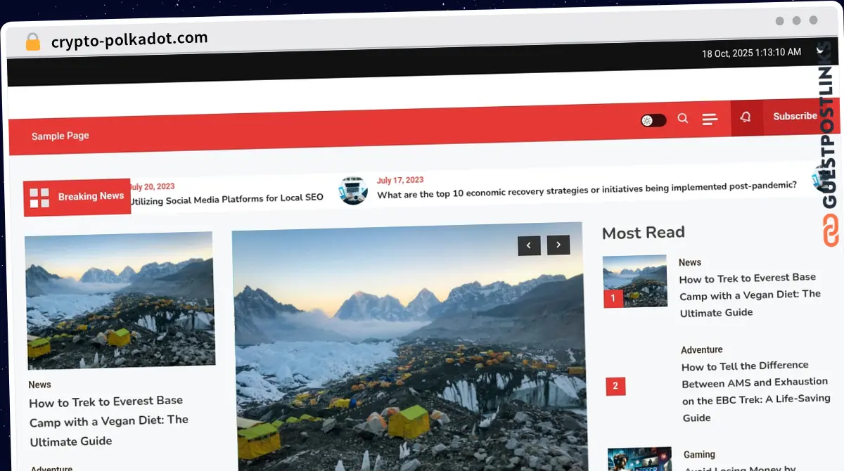 Publish Guest Post on crypto-polkadot.com