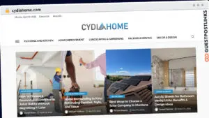 Publish Guest Post on cydiahome.com