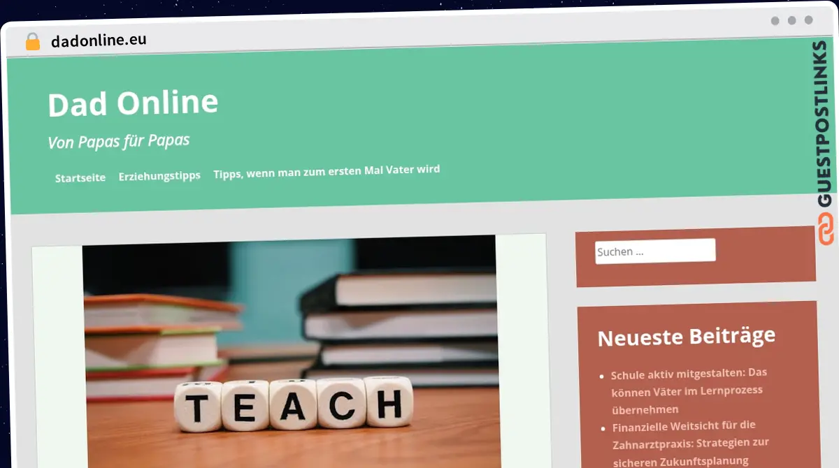 Publish Guest Post on dadonline.eu
