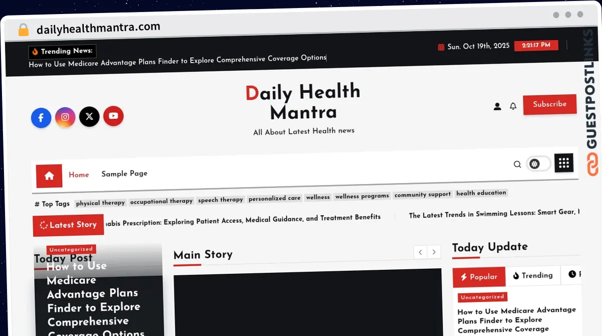 Publish Guest Post on dailyhealthmantra.com