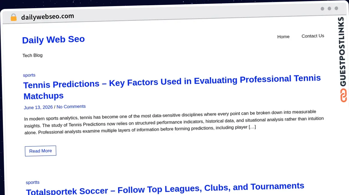 Publish Guest Post on dailywebseo.com