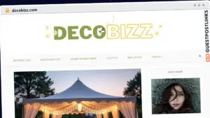 Publish Guest Post on decobizz.com