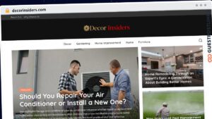 Publish Guest Post on decorinsiders.com