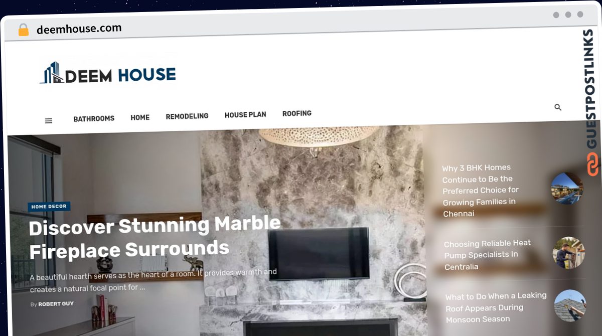 Publish Guest Post on deemhouse.com