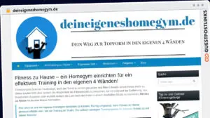 Publish Guest Post on deineigeneshomegym.de