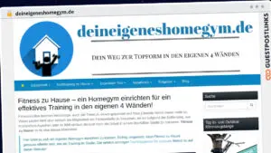 Publish Guest Post on deineigeneshomegym.de