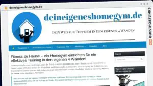 Publish Guest Post on deineigeneshomegym.de