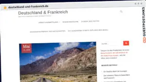 Publish Guest Post on deutschland-und-frankreich.de