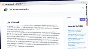 Publish Guest Post on die-altmark-mittendrin.de