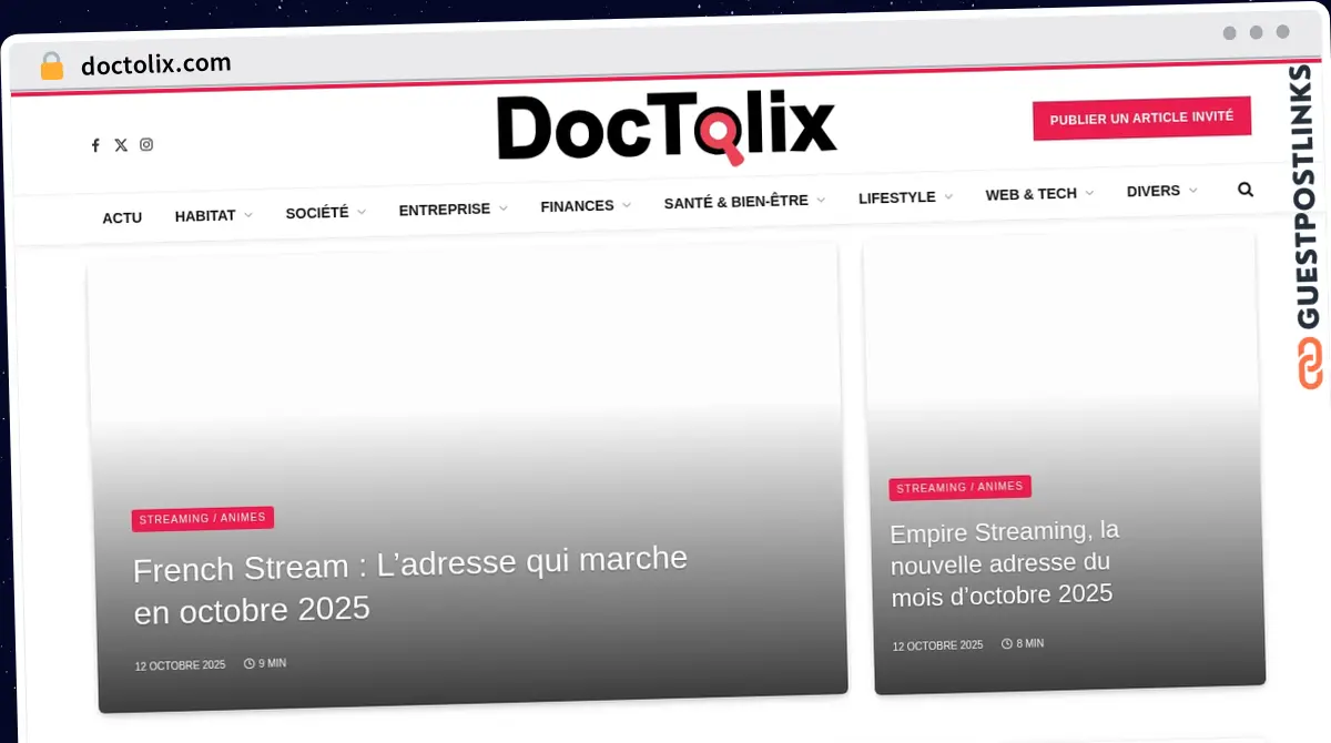 Publish Guest Post on doctolix.com