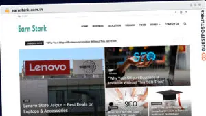 Publish Guest Post on earnstark.com.in