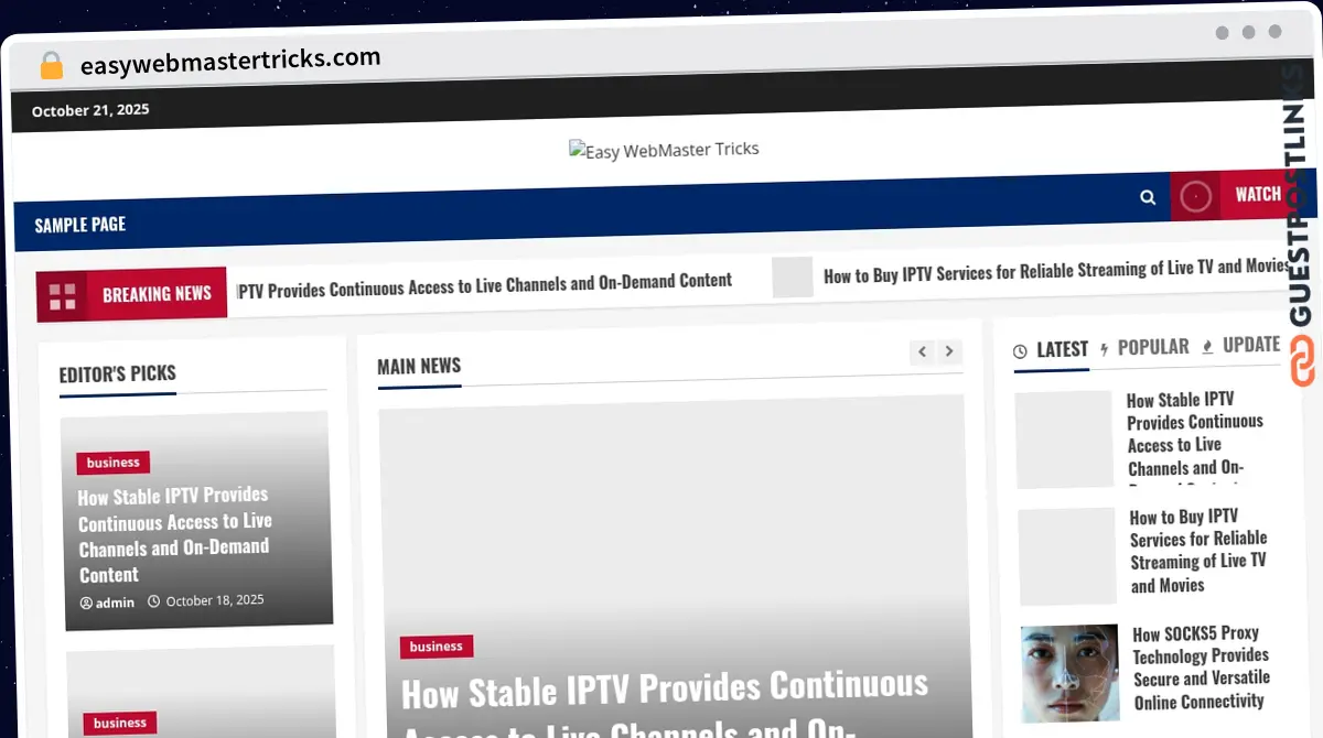 Publish Guest Post on easywebmastertricks.com