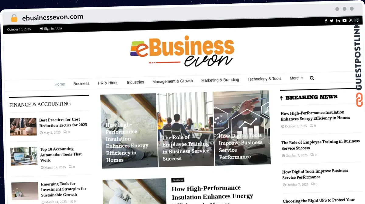 Publish Guest Post on ebusinessevon.com