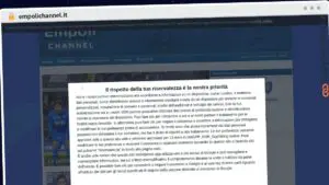 Publish Guest Post on empolichannel.it