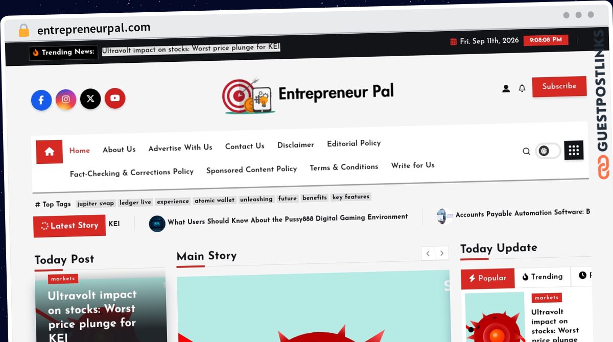 Publish Guest Post on entrepreneurpal.com