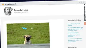 Publish Guest Post on erwartetuns.de
