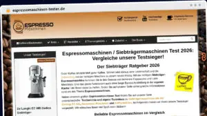Publish Guest Post on espressomaschinen-tester.de