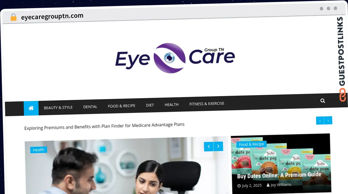 Publish Guest Post on eyecaregrouptn.com