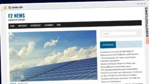 Publish Guest Post on f2-news.de