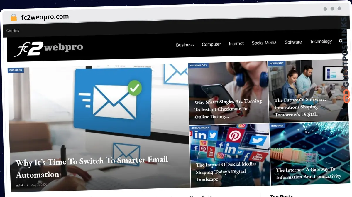 Publish Guest Post on fc2webpro.com