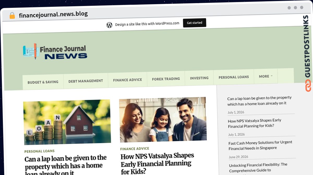 Publish Guest Post on financejournal.news.blog