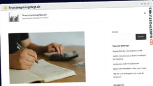 Publish Guest Post on finanzengutangelegt.de