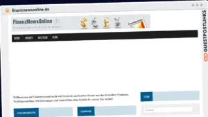 Publish Guest Post on finanznewsonline.de