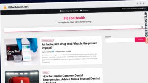Publish Guest Post on fitforhealth.net