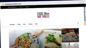 Publish Guest Post on foodonourtables.com
