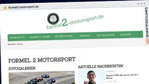 Publish Guest Post on formel2-motorsport.de