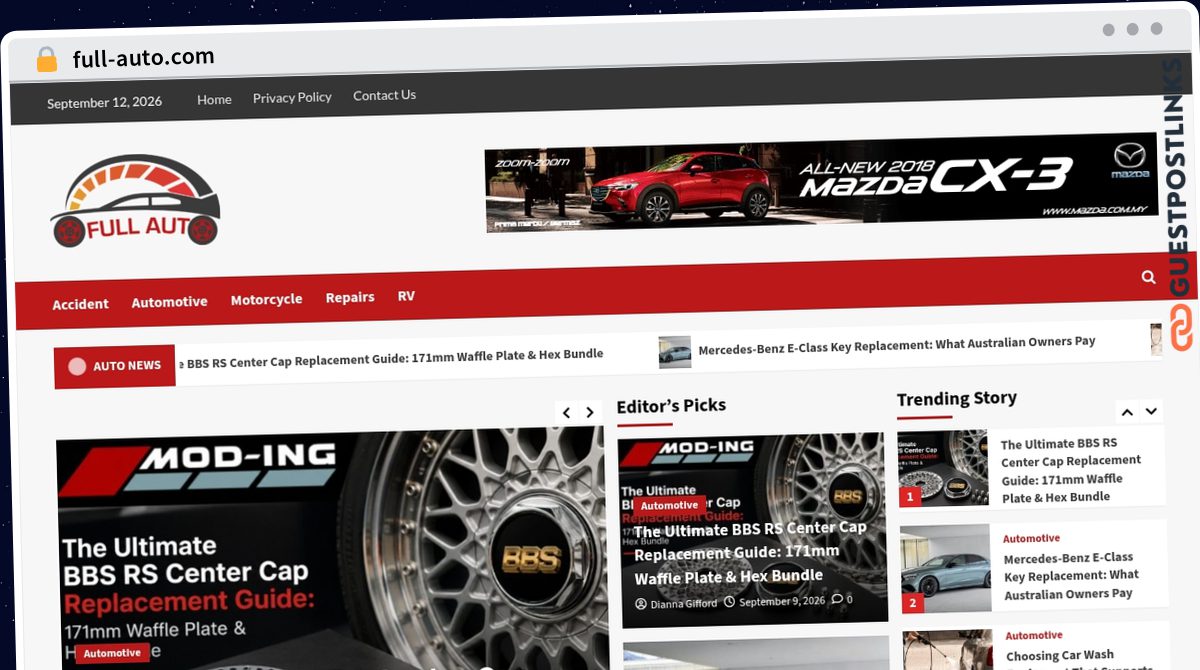Publish Guest Post on full-auto.com