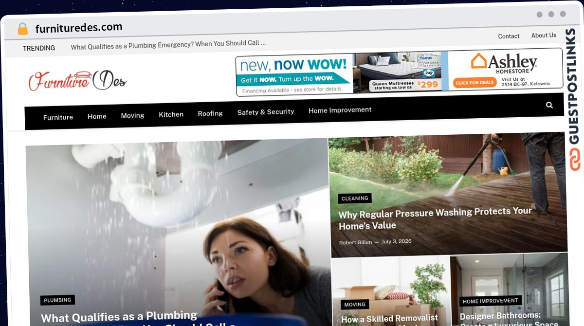 Publish Guest Post on furnituredes.com