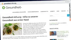 Publish Guest Post on gesundheit-info.org