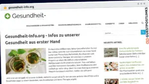 Publish Guest Post on gesundheit-info.org