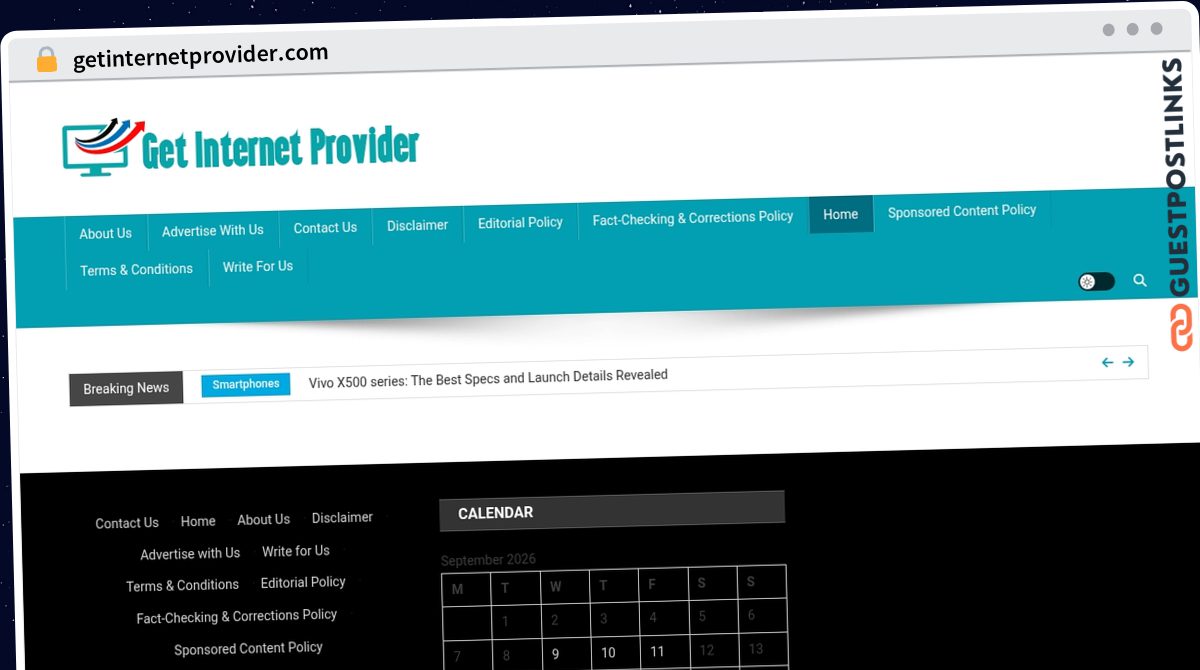 Publish Guest Post on getinternetprovider.com