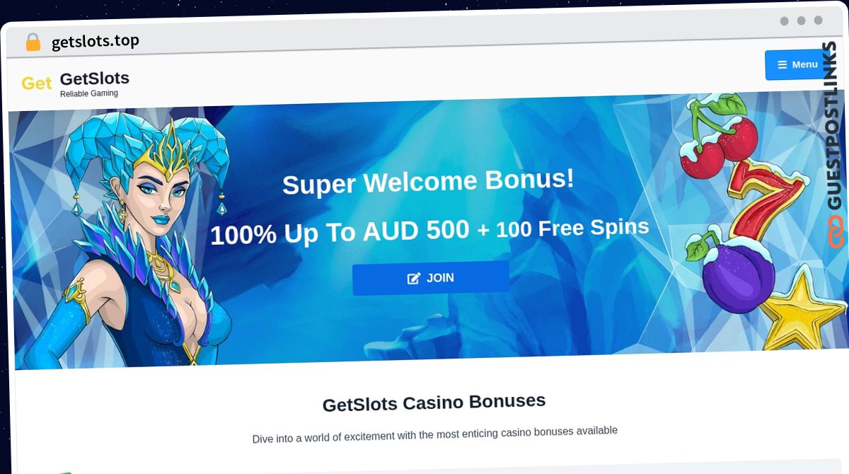 Publish Guest Post on getslots.top