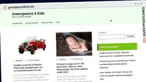 Publish Guest Post on greenpeace4kids.de